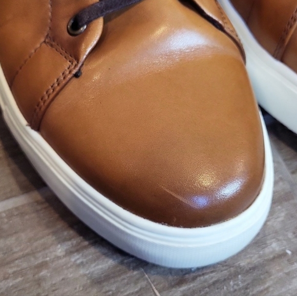 Jousen Leather High-Top Dress Sneakers, Size 8 - Picture 11 of 15